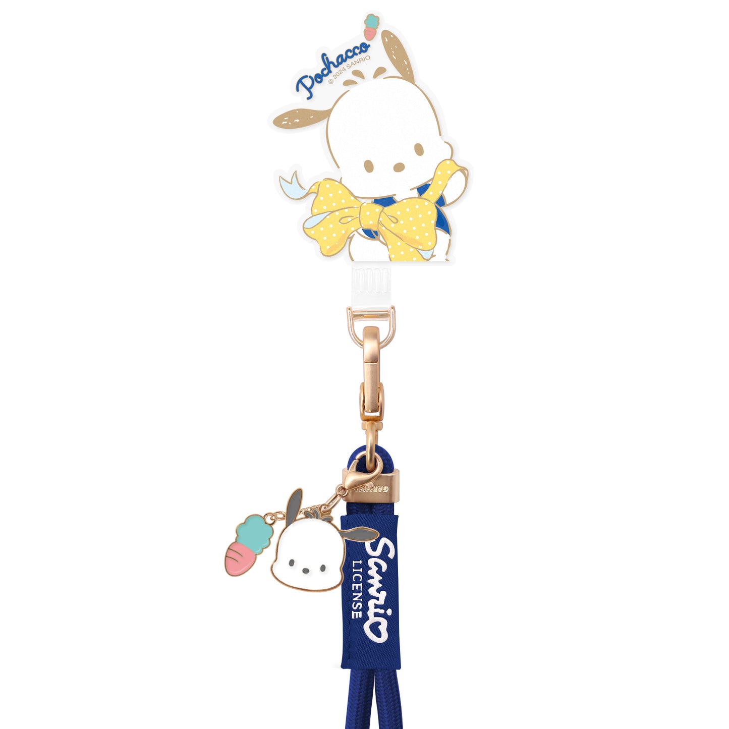 GARMMA Sanrio Characters Metal Charm Phone Buckle Strap Adjustable Lanyard