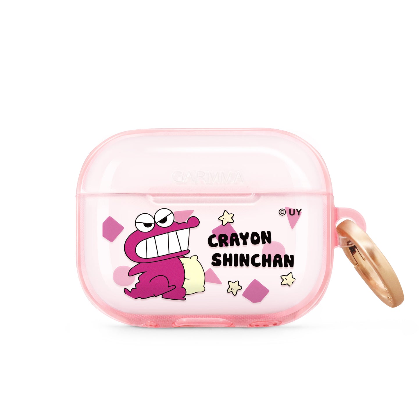 GARMMA Crayon Shin-chan Apple AirPods Pro 2/1 Charging Case Cover with Metal Hook