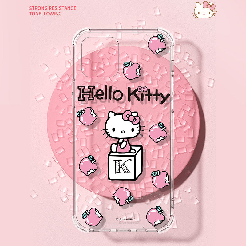 UKA Sanrio Characters Shockproof Air Cushion TPU+PC Clear Back Case Cover