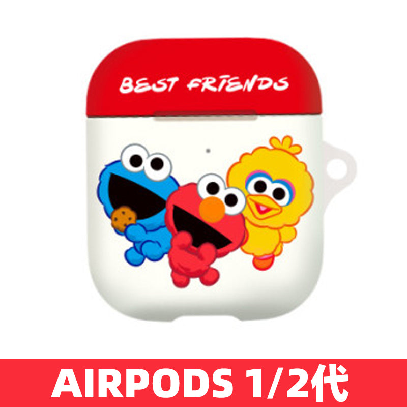 Sesame Street Apple AirPods Pro 3 2 1 Charging Case Cover Armor