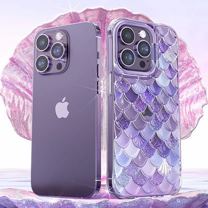 KINGXBAR Mermaid 3D Shockproof Back Cover Case