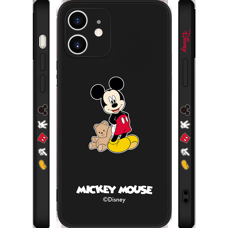 UKA Disney Characters Side Print Liquid Silicone Case Cover