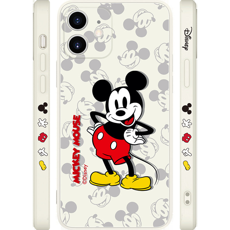 UKA Disney Characters Side Print Liquid Silicone Case Cover