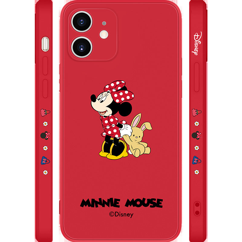 UKA Disney Characters Side Print Liquid Silicone Case Cover