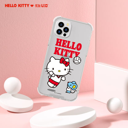 UKA Sanrio Characters Shockproof Air Cushion TPU+PC Clear Back Case Cover