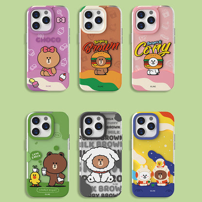 Line Friends IMD All-inclusive Shockproof Protective Case Cover