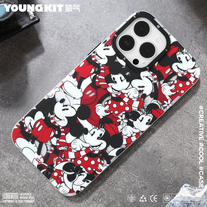 YOUNGKIT Disney MagSafe Slim Thin Matte Anti-Scratch Back Shockproof Cover Case