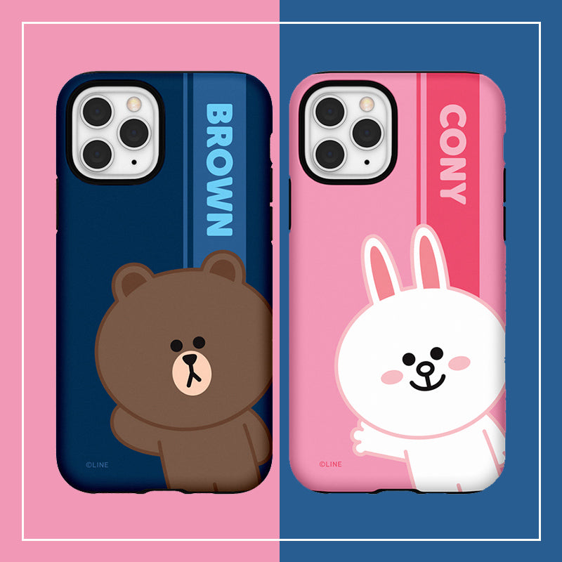 Line Friends Greeting Dual Layer TPU+PC Shockproof Guard Up Combo Case Cover