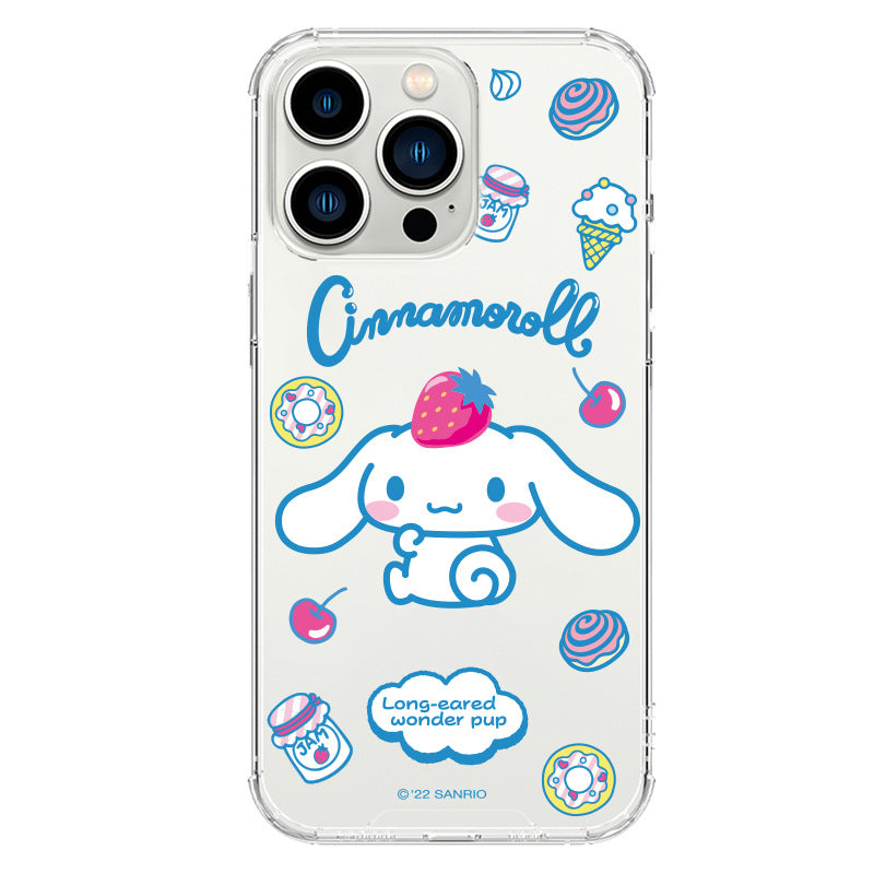 UKA Sanrio Characters Shockproof Air Cushion TPU+PC Clear Back Case Cover