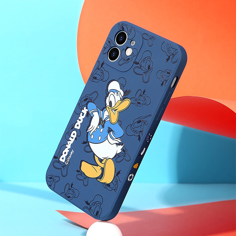 UKA Disney Characters Side Print Liquid Silicone Case Cover