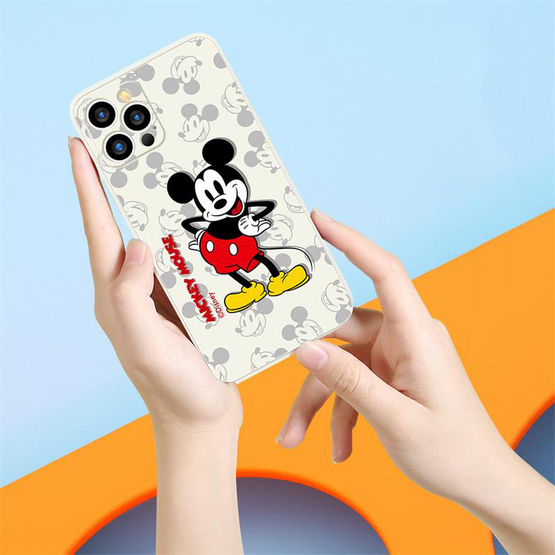 UKA Disney Characters Side Print Liquid Silicone Case Cover