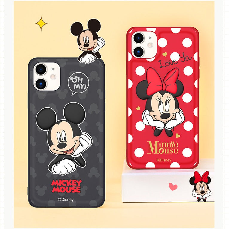 UKA Disney Cute 3D PU Leather Case Cover