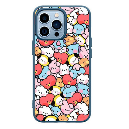 BT21 Liquid Silicone Soft Color Jelly Case Cover