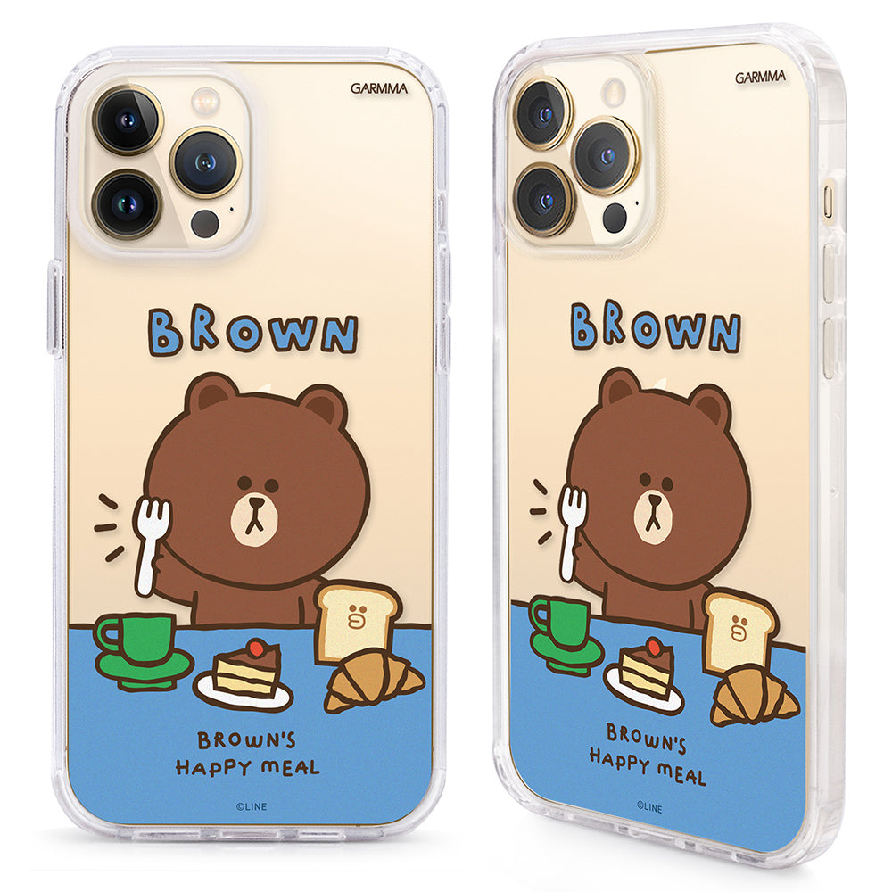 GARMMA Line Friends Happy Meal Air Cushion TPU+PC Back Case Cover