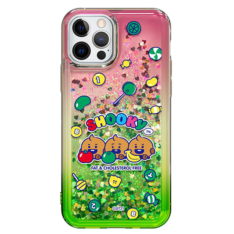 BT21 Jelly Candy Bling Aqua Case Cover