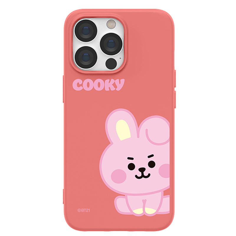 BT21 Liquid Silicone Soft Color Jelly Case Cover