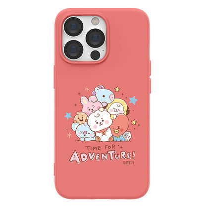 BT21 Liquid Silicone Soft Color Jelly Case Cover