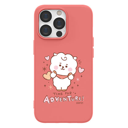 BT21 Liquid Silicone Soft Color Jelly Case Cover