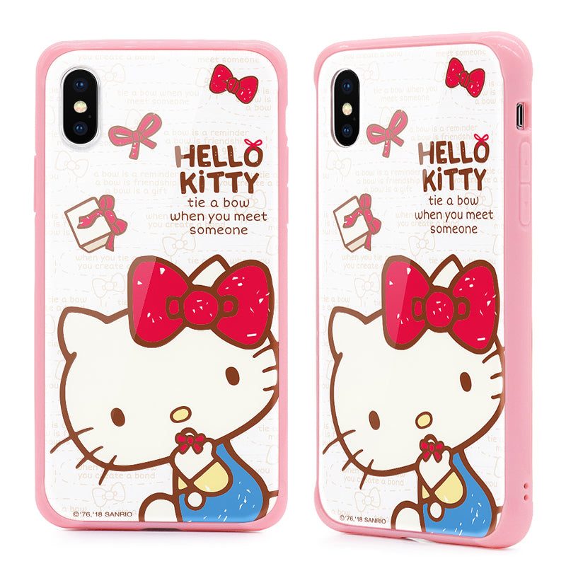 GARMMA Hello Kitty Tempered Glass Back Case Cover for Apple iPhone X/8 –  Armor King Case