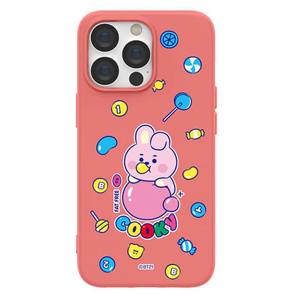 BT21 Liquid Silicone Soft Color Jelly Case Cover