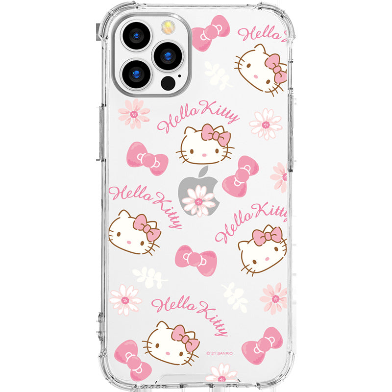 UKA Sanrio Characters Shockproof Air Cushion TPU+PC Clear Back Case Cover