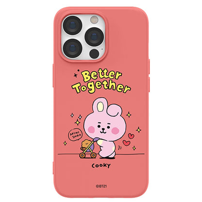 BT21 Liquid Silicone Soft Color Jelly Case Cover