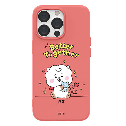 BT21 Liquid Silicone Soft Color Jelly Case Cover