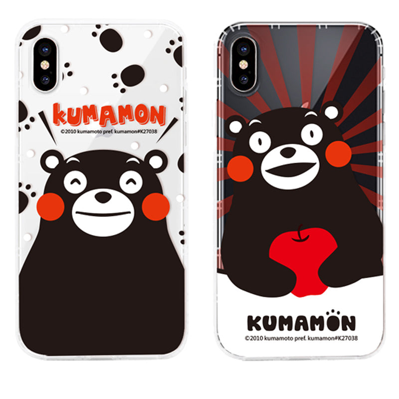 GARMMA Kumamon Shockproof Air Cushion Transparent TPU Soft Back Cover Case