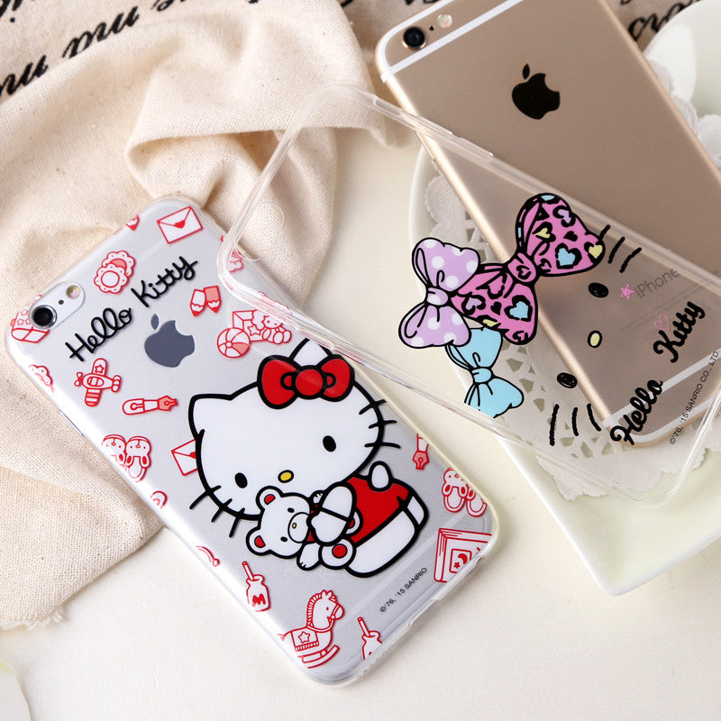 X Doria Hello Kitty Transparent TPU Soft Cover Case for Apple