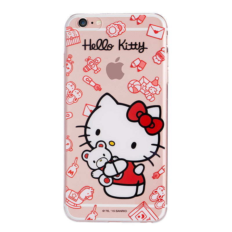 X Doria Hello Kitty Transparent TPU Soft Cover Case for Apple