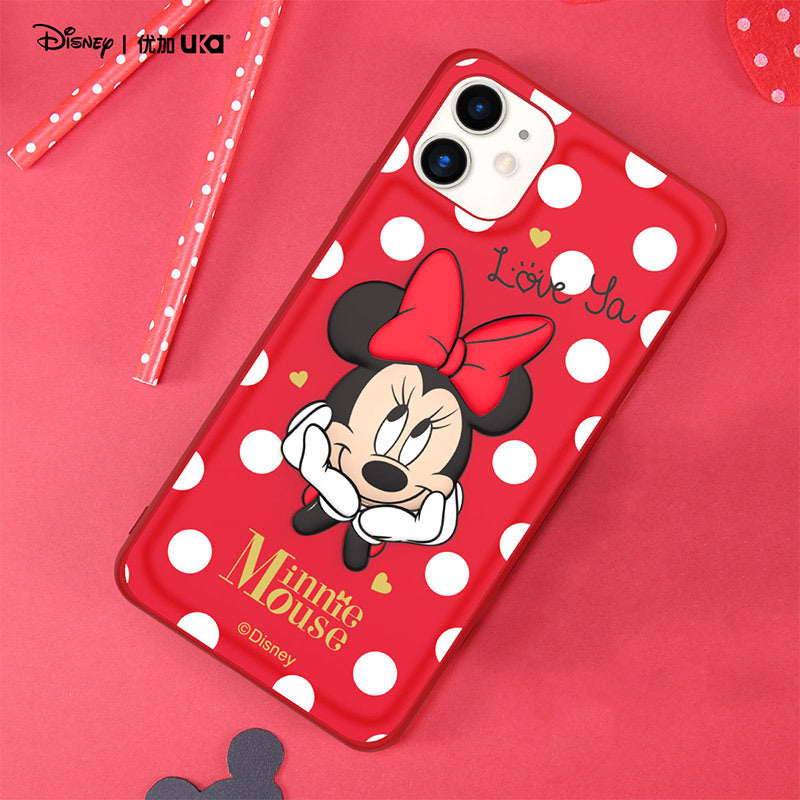 UKA Disney Cute 3D PU Leather Case Cover