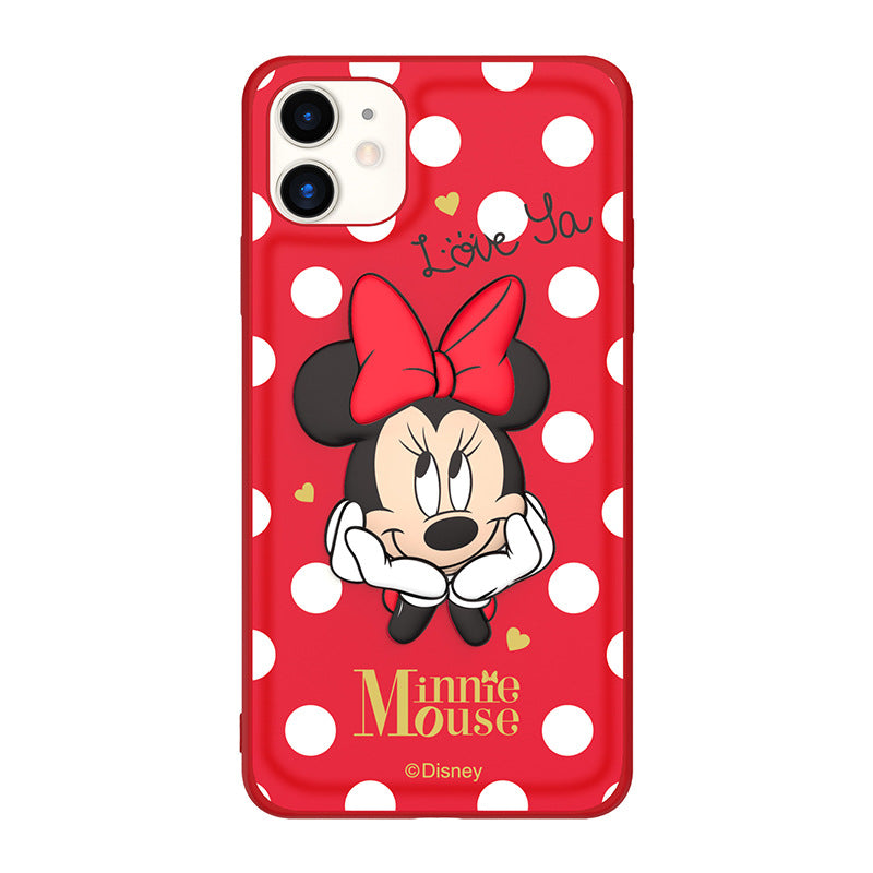 UKA Disney Cute 3D PU Leather Case Cover