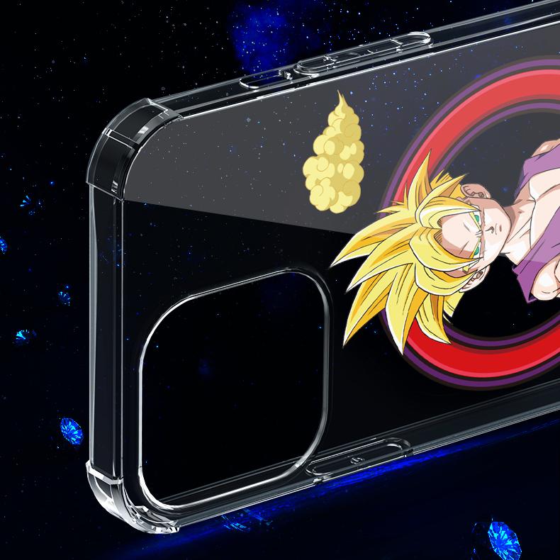 UKA Dragon Ball Z Shockproof Air Cushion TPU+PC Clear Back Case Cover