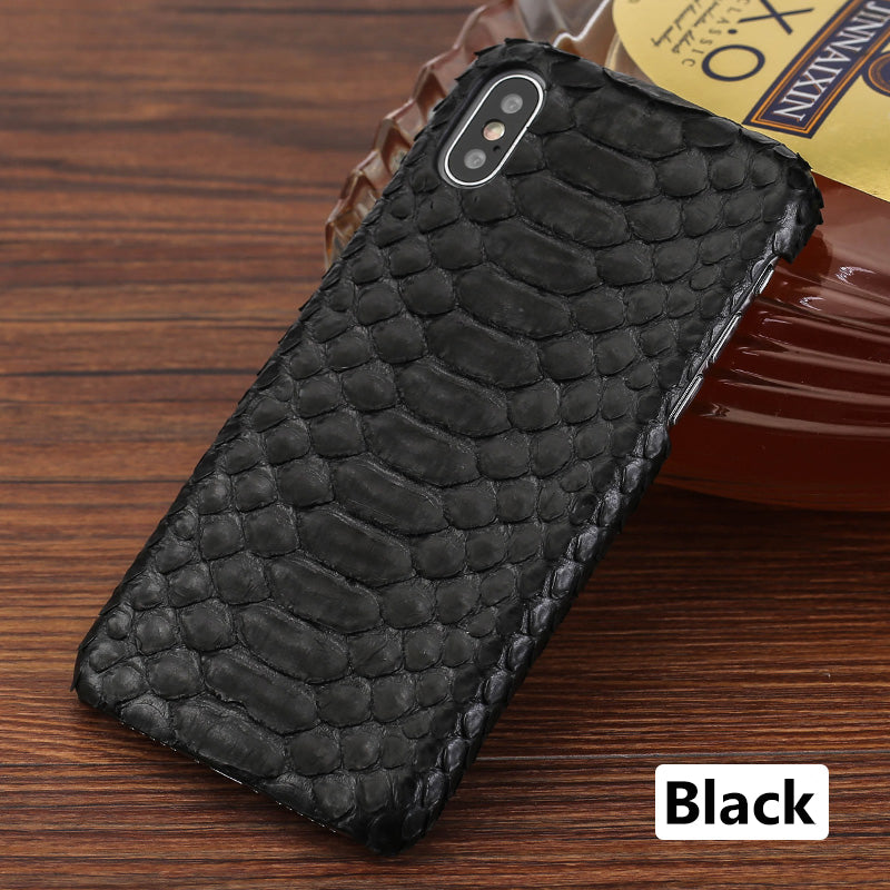Real Italian Python Leather iPhone 15 / 15 Pro 14 Pro Cases 
