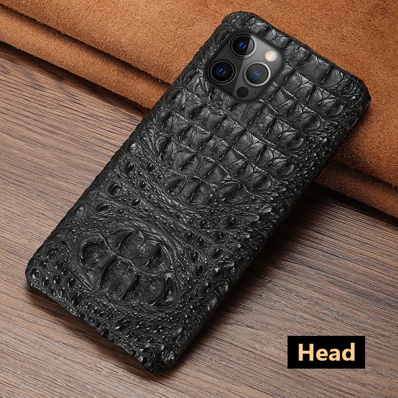 For iPhone 14 Pro Max Luxury Crocodile skin pattern Phone Case For