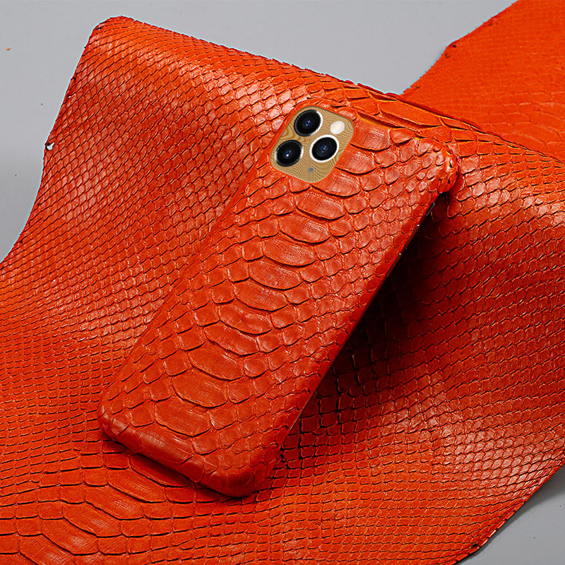 i-idea Handmade Luxury Python Snake Skin Genuine Leather Case Cove – Armor  King Case