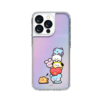 BT21 Shockproof Slim Fit Hologram Mirror Case Cover