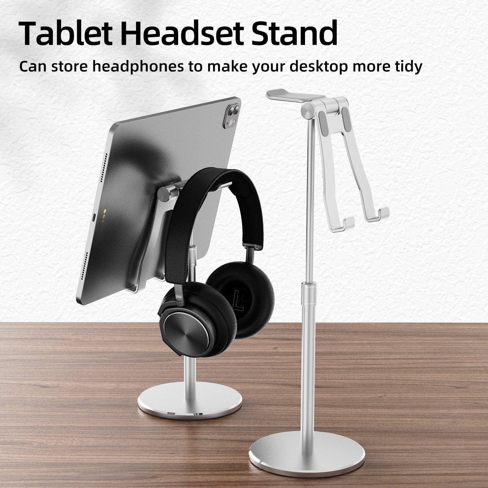 R Just Aluminum Alloy Telescopic Headphones Tablet Stand