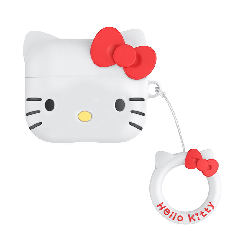 Earbuds Pro Case Gray Silicone Cartoon Kitten Cat Headphones AirPod Holder