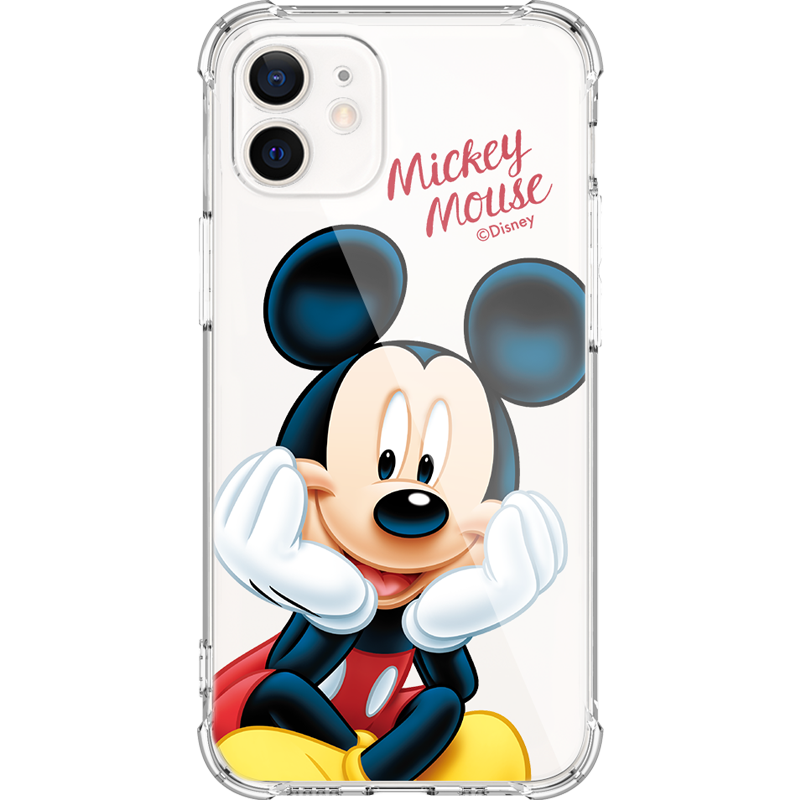 UKA Disney Shockproof Cushion Soft Clear Back Case Cover