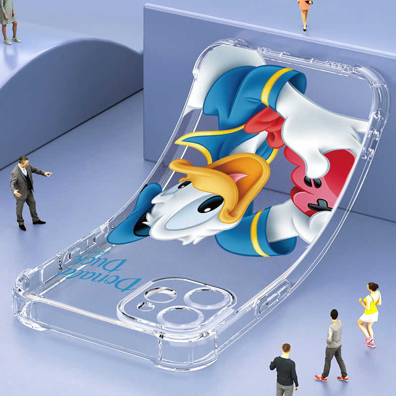 UKA Disney Shockproof Cushion Soft Clear Back Case Cover