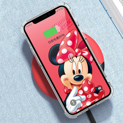 UKA Disney Shockproof Cushion Soft Clear Back Case Cover