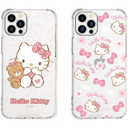 UKA Sanrio Characters Shockproof Air Cushion TPU+PC Clear Back Case Cover